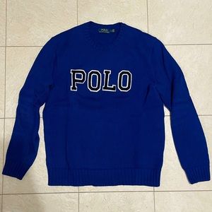 Knit sweater classic fit size medium